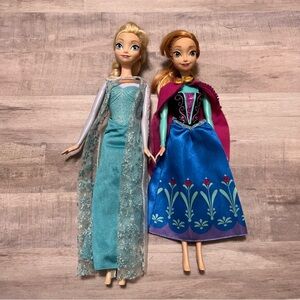 Disney Frozen Anna and Elsa Doll Set, 11 Inch tall